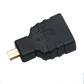 Micro-HDMI į HDMI Adapteris Auksu 1080P Micro HDMI Male Į Standartinį HDMI Už Aviečių Pi 4 B Modelis modelis kabelis hdmi 2020 m.
