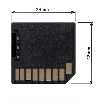 Micro SD TF į SD Kortelę Rinkinys Mini Adapteris Žemo Profilio 