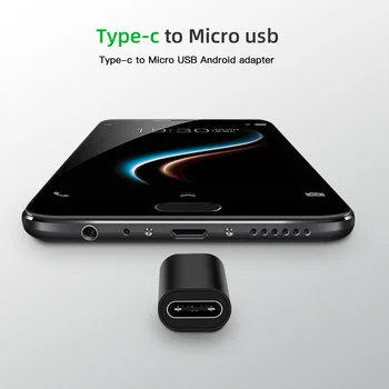 Micro USB Vyrų ir C Tipo Moterų Adapteris usb C Tipo Baterija Duomenų Perdavimo Konverteris, Skirtas 