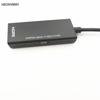 Micro USB į HDMI Adapteris Kabelio Mirco USB į HDMI HD Konvertavimo Kabelis Mobiliojo Telefono, Tablet PC ir kiti Įrenginiai