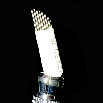 Microblading 0.18 mm 7 9 11 12 14 U formos permanentinis Makiažas Antakių flex Tatuiruotė Adatos Ašmenys, Skirti 3D lamina ašmenys Agulhas Tebori