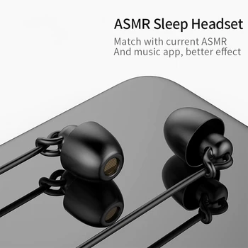 Miega Ausines In-Ear HiFi Minkšto Silikono Ausinių 3,5 mm Triukšmo panaikinimo Nr. Ausies Slėgio žaidimų ausinės Xiaomi 