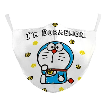 Mielas Animacinių Filmų Doraemon Daugkartinio Naudojimo Burnos, Veido Kaukė Apsauga Nuo Dulkių Kaukė Apsaugos Kaukę, Respiratorių Burną, Mufelinė Skalbti Kaukės