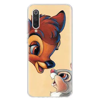 Mielas Bambi Thumper Modelio Telefoną Atveju Xiaomi Redmi Mi Pastaba 9S 8T 9 8 7 6, 5A 5 S2 K30 K20 9A 8A 7A 6A 8 7 6 Pro Coque Dangtis