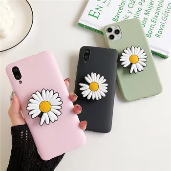 Mielas Daisy Gėlių Stovas Telefoną Atveju Huawei P Smart 2020 