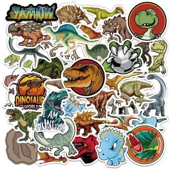 Mielas Dinozauras, Lipdukai, Juokinga Gyvūnų Juros periodo Cool Anime Lipdukas Pack Nešiojamas Bagažo Automobilių Vandens Butelis Riedlentė Lipdukai