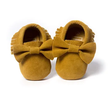 Mielas Drugelis-mazgas Kutai Kūdikių Moccasin Kokybės Kūdikių Pirmasis Kūdikių Vaikštynės Naujagimių Footwears Patalpų Batai