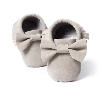 Mielas Drugelis-mazgas Kutai Kūdikių Moccasin Kokybės Kūdikių Pirmasis Kūdikių Vaikštynės Naujagimių Footwears Patalpų Batai