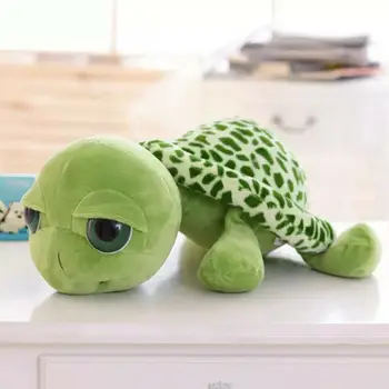 Mielas Kūdikis Super Žalios Didelės Akys Įdaryti Vėžlio Vėžlys Gyvūnų Pliušinis vaikų Žaislų Dovana Karšto 20CM