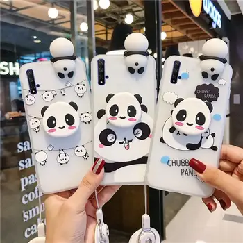 Mielas Minkštos TPU Atveju Keturi Kiaulių už Xiaomi Mi A1 A2 8 Lite 9 SE Mix 2 2S Max 3 Mi Žaisti 3D Panda Silikono Padengti