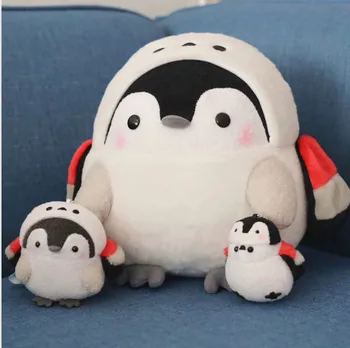 Mielas Teigiamas Pingvinas Peluche Žaislai Juguetes Brinquedos Iškamšos Panda Pliušinis Pelucia SoftBag Pakabukas Lėlės Vaikams Mergaitėms
