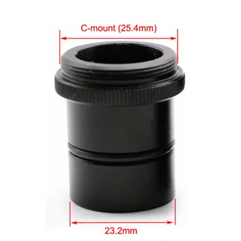 Mikroskopas Adapterio Žiedas, C-mount į 23.2 mm iki 30 mm 30.5 mm 1.25 Colio C mount Adapteriai Mikroskopu CCD Kamera Sumažinti Objektyvo