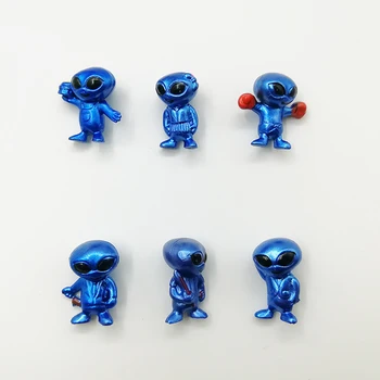 Mini 6pcs/set PVC Svetimų Žaislų IR Animacinį personažą ornamentu Veiksmų Skaičius, Lėlės UFO Anime Brinquedos Vaikams, Žaislai Vaikams, Dovana