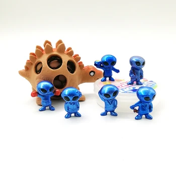 Mini 6pcs/set PVC Svetimų Žaislų IR Animacinį personažą ornamentu Veiksmų Skaičius, Lėlės UFO Anime Brinquedos Vaikams, Žaislai Vaikams, Dovana
