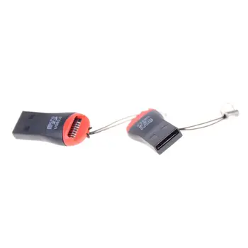 Mini Atminties Kortelių Skaitytuvas Adapteriai USB 2.0 Adapteris Pakeisti Micro SD TF Kortelę Virvelės