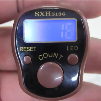 Mini Dygsnio Žymeklis Eilės Piršto Counter LCD Elektros Skaitmeninis Ekranas su LED Šviesa