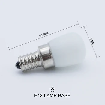 MINI E14 E12 Šaldytuvas 2W LED lemputė AC 220V LED lempa Balta / Šiltai balta Šaldytuvo Šaldiklio Krištolo sietynai Apšvietimas