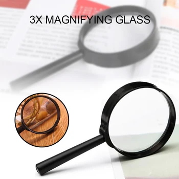 Mini Kišeninis Didinamasis Stiklas Kišeninis didinamasis stiklas 3X Nešiojamų Didinamąjį Skaityti Stiklo Lęšis Knygos Skaitymo Monetų 60mm