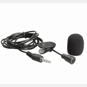 Mini Lavalier Mikrofonas prisegamas Mikrofonai Išmaniųjų Telefonų Įrašymo PC 