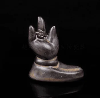 Mini Moliūgas Lotus Smilkalų Degiklis Turėtojas Budistų Spurgų Moliuskui Censer Amatų Dovanos Naujas Keramikos Glazūra Smilkalų Laikiklis