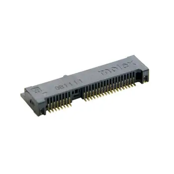Mini PCI-E, PCI Express PCie mSATA 52pin 4.0 mm aukštis lizdas moterų lizdo jungties adapteris borto SMT dėl VSD geriausios kainos
