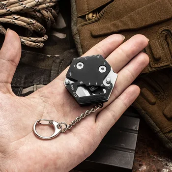 Mini Pocket Sulankstomas Peilis Daugiafunkcinis CS Go Peiliai Medžioklei Karinės savigynos Ginklų Išgyvenimo Dviračių Įrankis Lašas laivybos