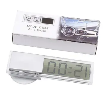 Mini Skaitmeninės Automobilių Elektroninis Laikrodis Aukštos Kokybės Patvarus Skaidrius LCD Ekranas Skaitmeninis laikrodis Su Gyvis Universaliųjų Automobilių Puošimas