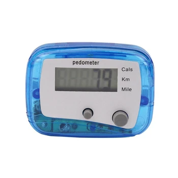 Mini Skaitmeninės Skaičiavimo Clip-on Passometer LCD Pedometer Vaikščioti Runing Bėgiojimas Mokymo Žingsnis Counter Dvigubai Klavišus