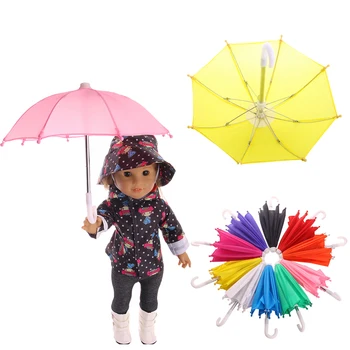 Mini Skėtis Lietaus Pavara (18 Colių American Baby Doll Gyvenimo Kelionę Lėlės Aksesuaras Gimtadienio Dovana Vaikams Skėtis Žaislas
