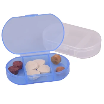Mini Tabletes, Dėžutę Narkotikų Kelionės Daliklis Nešiojamų Mėlyna Įrankis 3 Tinklų Medicina Tablet Savaitę Moteriška Skrybėlaitė Atveju Konteineris Organizatorius Sveikatos Priežiūros