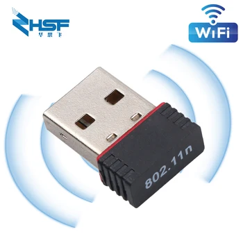 Mini USB 2.0, WiFi bevielio ryšio adapterį 150Mbps belaidžio tinklo kortelė 802.11 belaidžio ryšio adapteris, skirtas Apple Macbook Pro Oro Win Xp 7 8