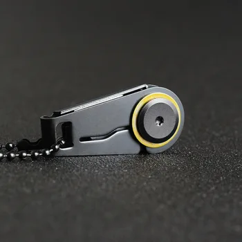 Mini Užtrauktukas Peilį, Išgyvenimo Lauko EDC Įtaisą Keychain Pakabukas Kišeninis Peilis