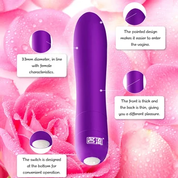 Mini vibratorius kulka dildo vibratorius moterų klitorio stimuliacijos g spot makšties klitorio masažas suaugusiųjų žaislai, sekso žaislai moterims