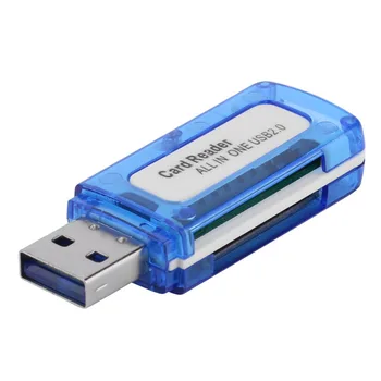 Mini Viskas Viename Atminties Kortelės Skaitytuvą Mikro SD TF, MS Micro M2 USB 2.0 Smart 