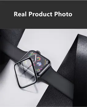 Minkšta stiklo Apple Žiūrėti 6 44mm 40mm Screen Protector iWatch serijos 6 SE 5 4 42mm 38mm 9D HD minkštas Filmas 