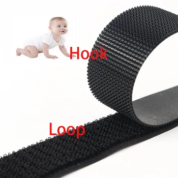 Minkštas Velcros Juostos Kilpos Ir Kabliukai Siuvimo-dėl Fastener Tape Saugus Kūdikiui 