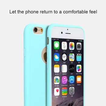 Minkšto Silikono Candy spalva Atveju iPhone, 11 Pro XS Max XR X 10 8 7 6 5 S 5S 5SE 6S Plius 7Plus 8Plus 6Plus mobiliojo Telefono Galinį Dangtelį