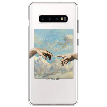 Minkštos TPU Case For Samsung Galaxy S20 Ultra 10 Pastaba S10 Lite Pro 8 9 S8 S9 S10e J4 J6 Plius 2018 J5 J7 2017 S6 S7 Krašto Coque Dangtis