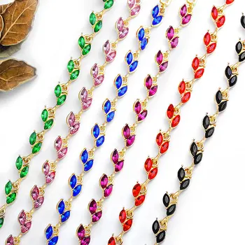 MISANANRYNE Naujas 5 spalvos Gražios Apyrankės Moterims Spalvinga Austrijos Kristalų Mados Širdies Grandinės, Didmeninė Apyrankės