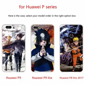 MLLSE Animacinių filmų Anime Naruto, Sasuke Atveju Silikono Minkštos TPU Padengti Huawei 30 P40 P20 Pro P9 P10 Lite P Smart Z 2020 m.