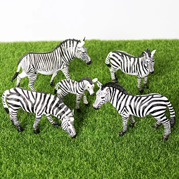 Modeliavimo Gyvūnijos Zebra Lmsa Gyvūnų Modelio Figūrėlės Žaislai Laukinių Gyvūnų Figūrėlių Kolekcija Pav Žaislai Vaikams