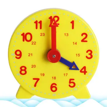 Montessori Studentų Mokymosi Laiko Mokytojas Pavarų Laikrodis 4 Colių 12/24 Valandų