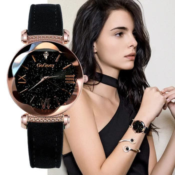 Montre Femme Prabangos Dovanos Ponios Žiūrėti Žvaigždėtą Dangų Žiūrėti Laikrodis Moterų Laikrodžiai Moterims Relogio Feminino Reloj Mujer laikrodis