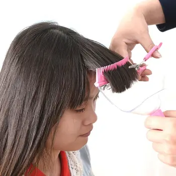 Moterys 1 x Plaukų Žoliapjovės Pakraštyje Supjaustyti Įrankis Kirpčiukai Šukos Plaukų Pjovimo PASIDARYK Šukuoseną 2 in 1 Plaukų Pjovimo Kirpimo Žirklės Rėmėjas