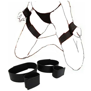 Moterų Intymių Sleepwear BDSM Pančių Rinkinys Handscuff Kaklo Kulkšnies Rankogaliai Seksualus moteriškas apatinis Trikotažas, Kostiumai, Erotiniai Apatiniai, Seksualus Produktus