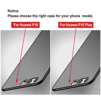 MSVII Atvejais Huawei P10 Atveju Padengti Huawei P10 Lite Atveju P 10 Silm Matinis PC Padengti Coque Už 