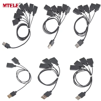 MTELE Aukštos Kokybės Šviesos Priedai Juoda Vieno iki Septynių USB Led Šviesos Rinkinys 10220 10260 42083