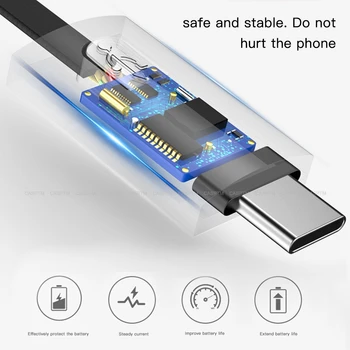 Multi-Funkcija C Tipo Įkrovimo kabelis USB Kabelis Samsung A51 A71 KeyChain Nešiojamų Įkrovimo Sinchronizuoti Duomenis Laido Micro USB Įkroviklis