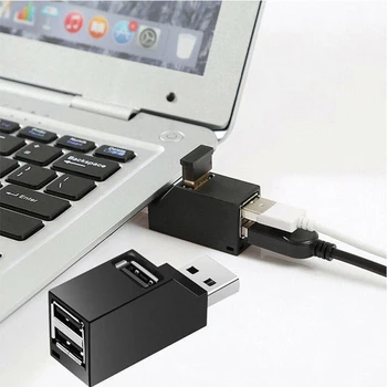 Multi-port USB 3.0 3 Uostas Universalus USB Adapteris Didelės Spartos U Disko Reader 