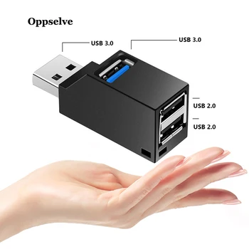Multi-port USB 3.0 3 Uostas Universalus USB Adapteris Didelės Spartos U Disko Reader 